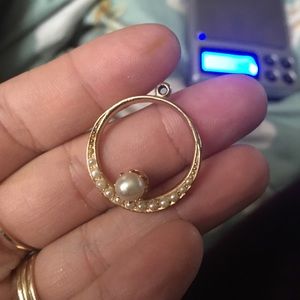 Gold tone stamped 10k scrap gold